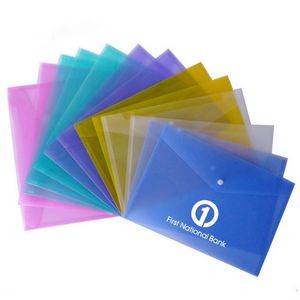 A4 Colorful Transparent Document Folders