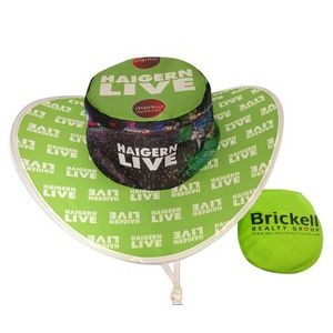 Foldable Cowboy Hat w/String & Pouch - Full Bleed Printed