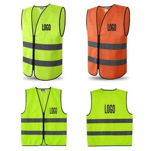Mesh Fabric High Visibility Reflective Safety Vest