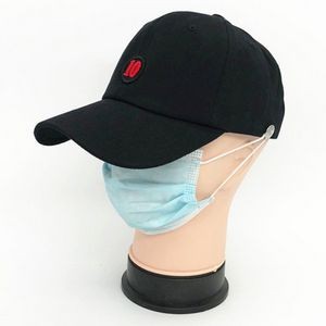 Solid Color Cotton Baseball Cap with Metal Buckle