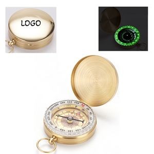Pocket Old Fashioned Copper Compass