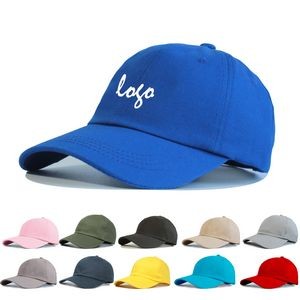 6-Panel Unstructured Cotton Twill Cap
