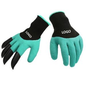 Garden gloves W/ Claws For Dig Rake And Plant