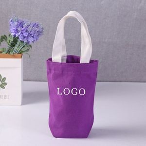Canvas Mini Tote Pouch Hand Bag