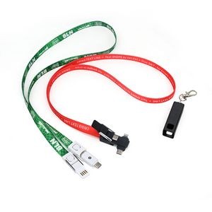4-In-1 Charging Cable Lanyard