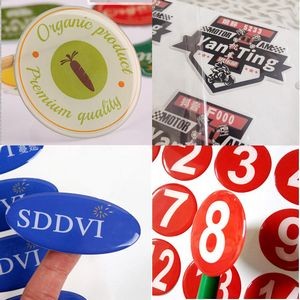 Domed Any Shape Decal Labels (3/8" to 2")