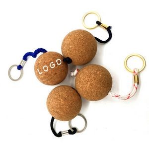 Floating Environment Friendly Cork Keychains