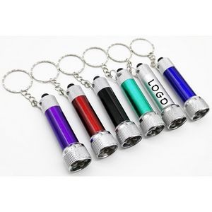 Bright Metal LED Mini Flashlight Keychain