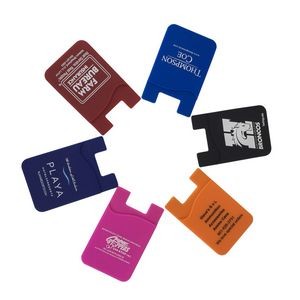 Silicone Adhesive Cell Phone Wallet