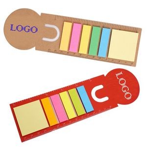 Ruler Style Memo Pad Sticky Flags Notes