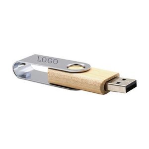 16 GB Slim Wooden USB Flash Drive