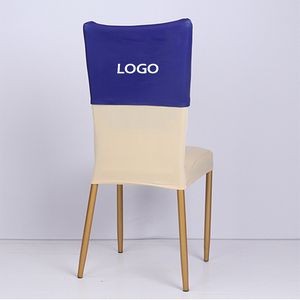 Half-Wrapping Style Wedding/Hotel Chair Back Cover