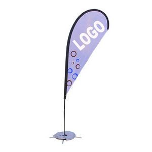 9 Ft. Double Sided Printed Teardrop Flag