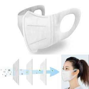3 Ply Disposable Ear Savers 3D Protective Face Mask