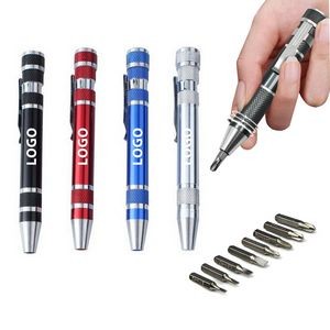 Pocket Pal Aluminum Tool Pen Screw Drivers