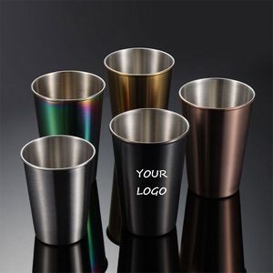 Stainless Steel Reusable Pint Cup 16 oz