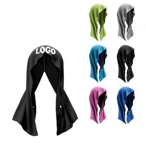 Neck Face Cooling Hoodie Towel