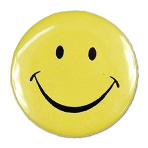 1½" Stock Celluloid "Smiley Face" Button
