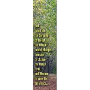 2" x 7½" Stock Serenity Prayer Full-Color Bookmark