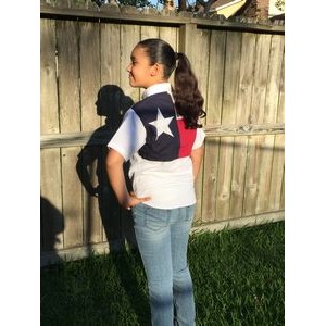 Youth Texas Flag Short Sleeve Fishing Shirt