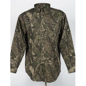 Men's Camouflage Twill Long Sleeve Shirt