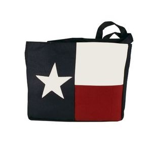 Texas Flag Tote Bag W/ Lone Star Applique