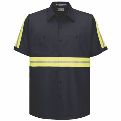 Enhanced Visibility Short Sleeve Work Shirt