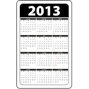 Calendar Card