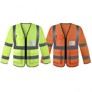 High Visibility Breathable Workwear Safety Jacket