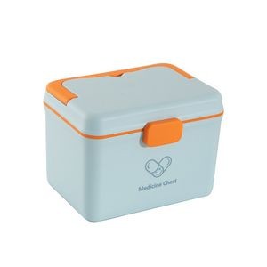 Household medicine box plastic portable portable