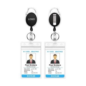 ID Badge Holder With Clip