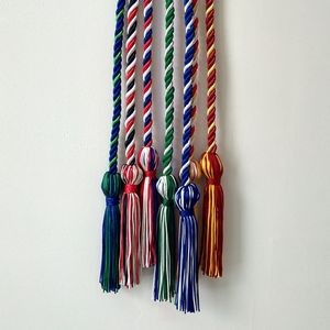 Intertwined / Braided Color Graduation Honor Cords
