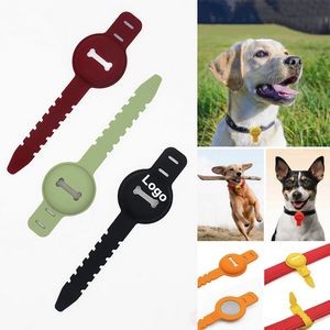 Silicone Pet Collar Anti-Lost Protector Holder