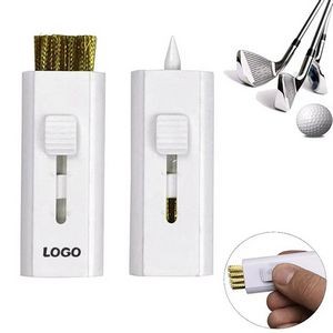 Pocket Retractable Golf Club Cleaning Brush Tool