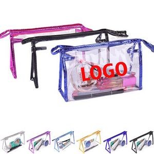 Clear PVC Cosmetic Bag with Zipper