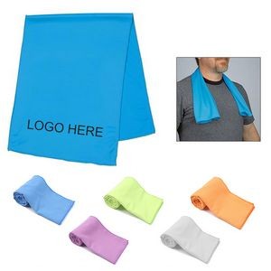 Soft Polyester Cooling Towel in Pouch