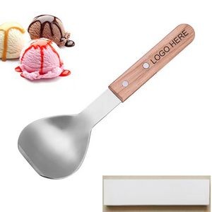 Ice Cream Spade Scoop With Wood Handle