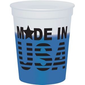 16 Oz. Smooth Mood Stadium Cup (Natural to Color)