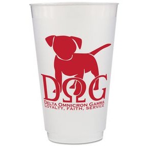 20 Oz. Tall Unbreakable Translucent Frosted Cup