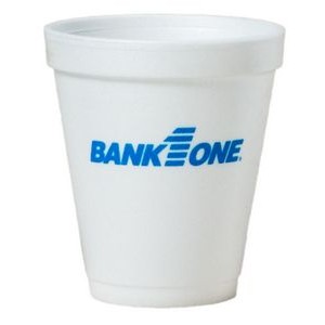 8 Oz. Tall White Styrofoam Coffee Cup