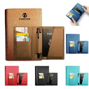 Passport Holder PU Leather Passport Wallet Travel Wallet