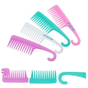 Large Wide Tooth Comb Shower Combs with Hook