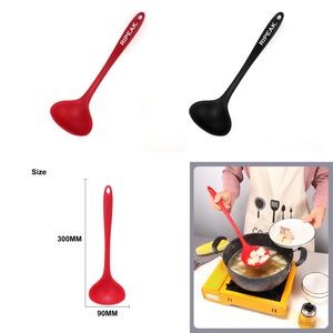 Silicone Deep Soup Ladle-Heat Resistant Silicone Tools for Cooking Baking Mixing Non-Stick Cookware