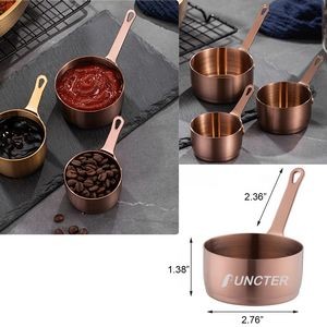 4 Oz 304 Stainless Steel Mini Dipping Sauce Cups With Handle - Rose Gold