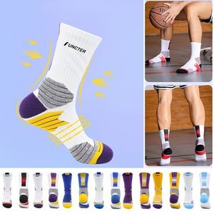 Men Casual Cotton Socks Mid-calf Length Socks For Adult Stretch Crew Socks Thick Warm Sock