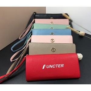Womens Wallet Zip Card Holder Large PU Leather