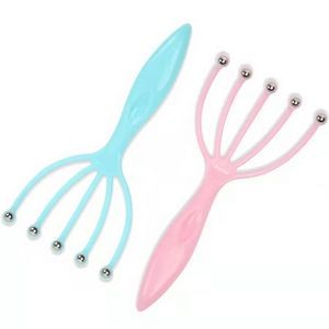 Handheld Claw Head Massager Scalp Massager 5 Rotating Heads Break Down Fascia for Full Body Relief