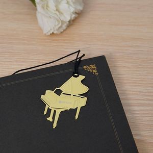 Metal Piano Shape Bookmark For Book Lovers