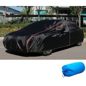 DuPont Oxford Size #3L Black Weatherproof Car Cover