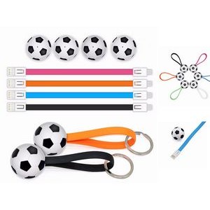 3-In-1 Football Shape Charging Cable
